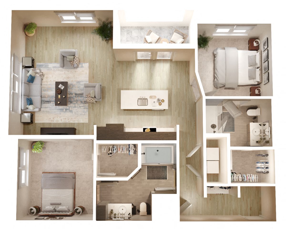 B2 Hunt floor plan